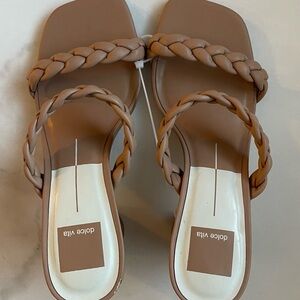 Dolce Vita Women's Sandals in Tan Braided Design